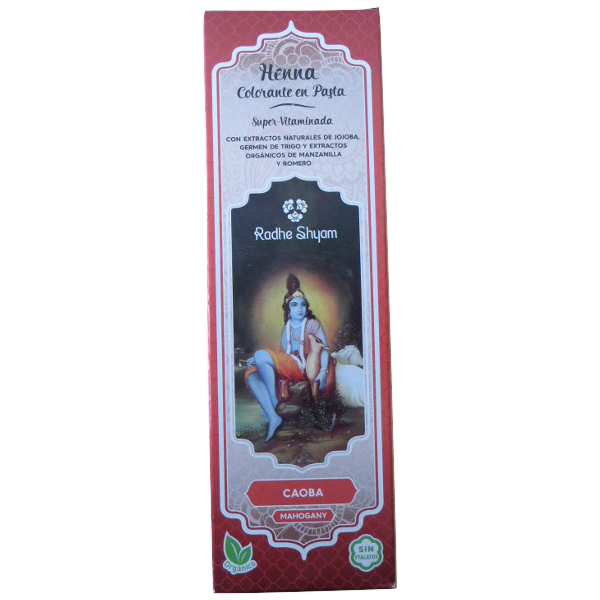 Coloração em pasta super-vitaminada Henna Caju 200 ml Radhe Shyam