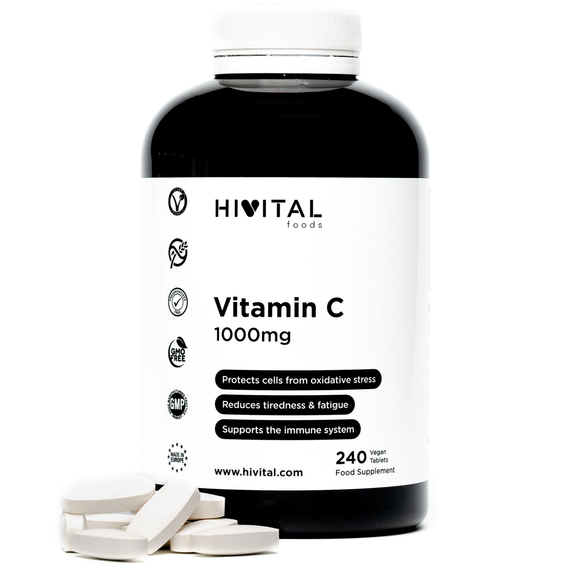 Vitamina C 1000 mg Hivital
