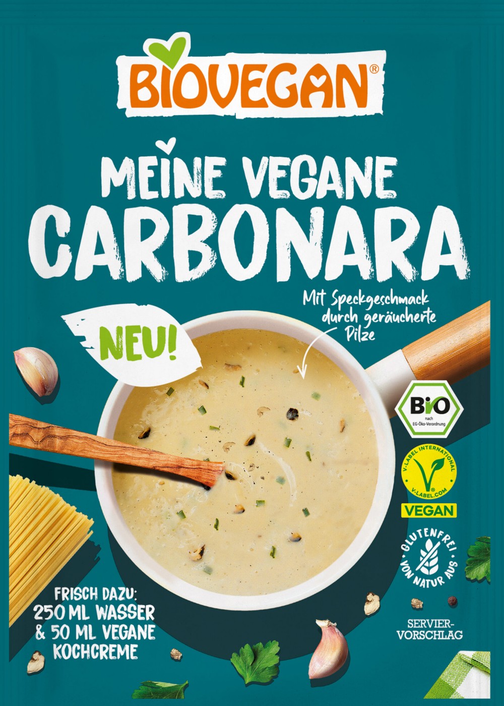 Molho carbonara BIO - sem glten