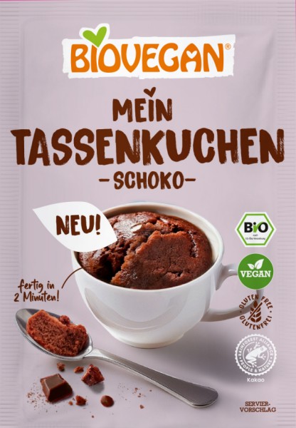 Bolo de caneca de chocolate - sem glten