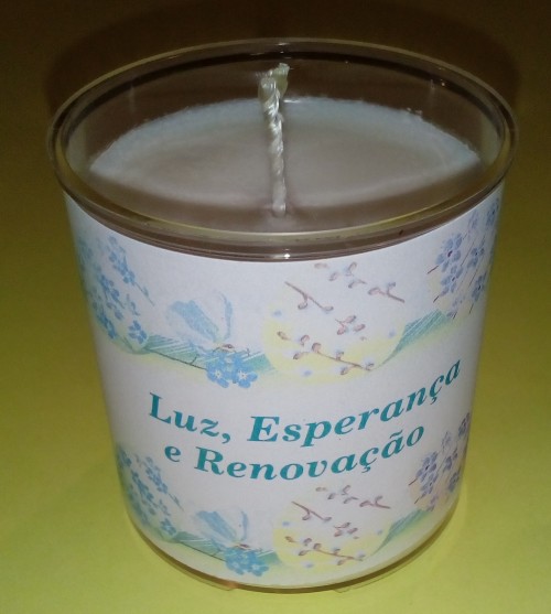 Vela cera de soja - aroma lim�o