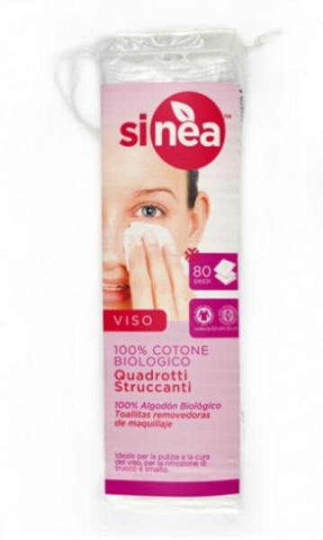 Discos desmaquilhantes - Sinea (em algodo biolgico)